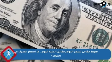 هبوط مفاجئ لسعر الدولار مقابل الجنيه اليوم.. ما أسعار الصرف في البنوك؟